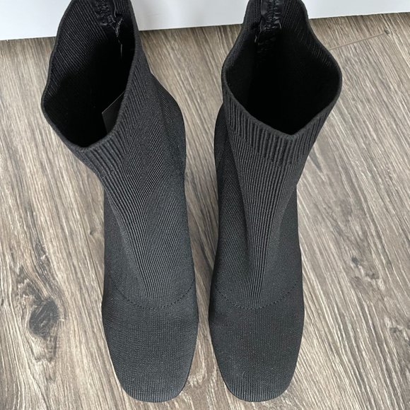 MIA Sock Block-Heel Booties Size 8.5 - Picture 3 of 5